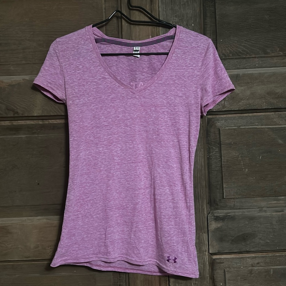 Under Armour Size Small Stop at‎ Nothing semi fitted heatgear T shirt